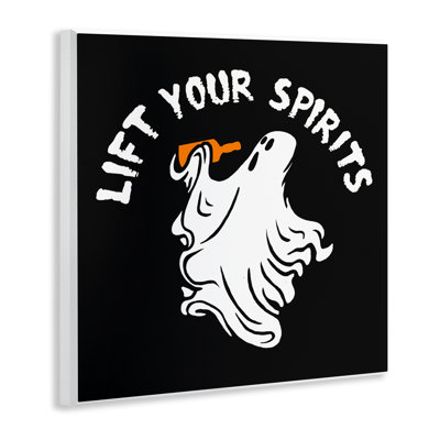 «Lift Your Spirits Ghost», plaque murale, design par Jedco Brands, Inc.