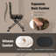 Chaise de camping pliante avec coussin East Urban Home