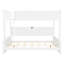 Lit superposé avec armoires de rangement et ports USB-444621840
