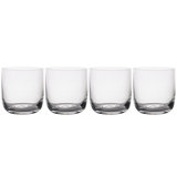 Mikasa Upton Double Old Fashioned Tumbler Glasses, Set Of 4, 13 Ounce