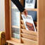 Vitrine de rangement simple en verre