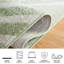 Tapis géométrique de couleur sauge / ivoire Arrietty-934911200