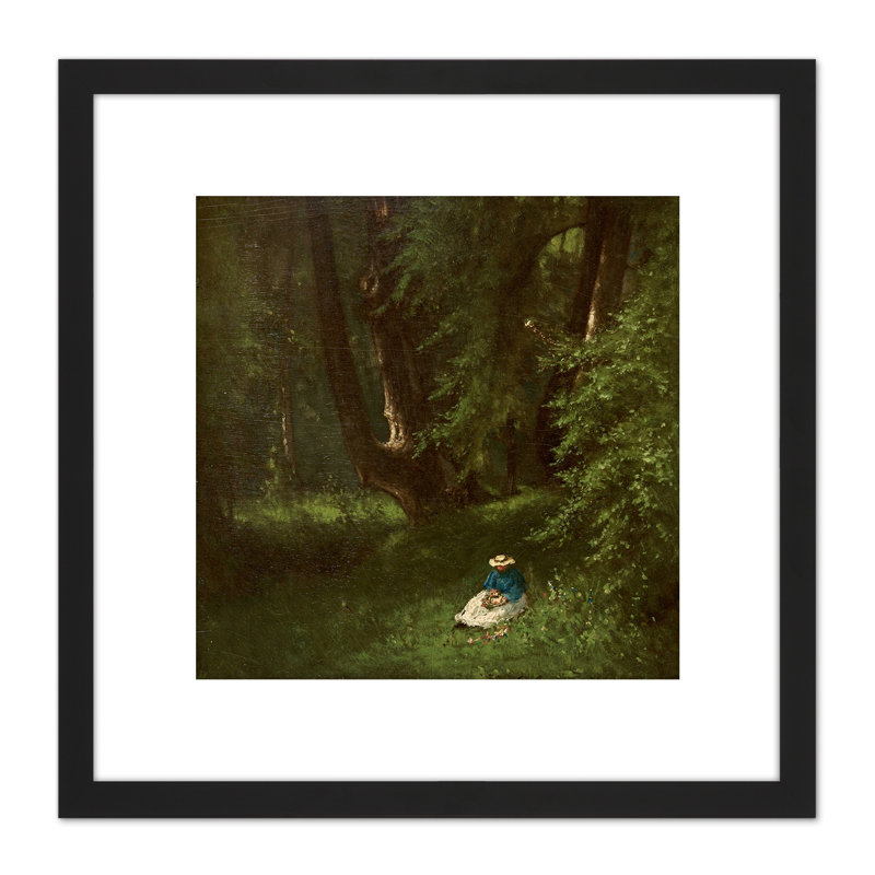 Inness In The Woods by George Inness - Single Picture Frame Painting