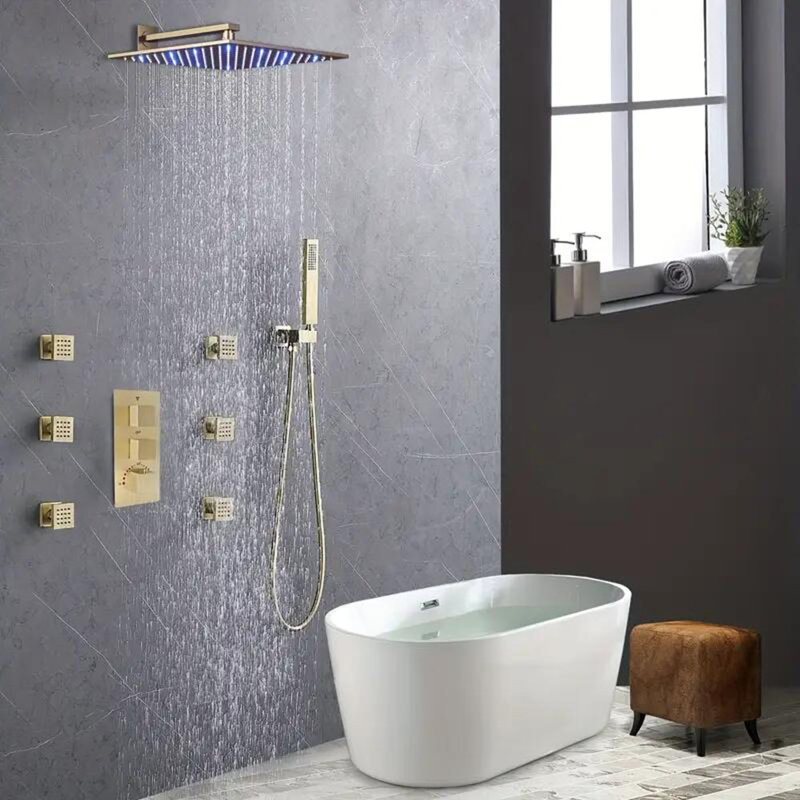 Thermostatic All-In-One Kit with Rough in-Valve