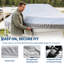 Housse de bateau Oxford 210D pour coque en V, imperméable et résistante aux UV, transportable sur remorque, pour bateaux en forme de V de 14 à 16 pieds.-136058398