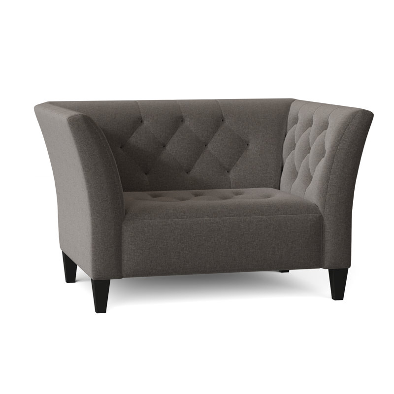 Carruth Upholstered Armchair, Thrillist Graphite Sustain®