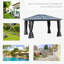 Canonero 4.2m x 3.6m Aluminium Patio Gazebo