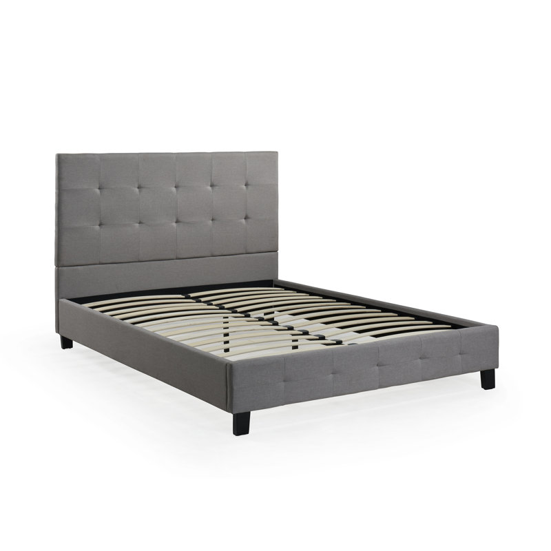 Abbi-Louise Upholstered Platform Bed, California King, Sand Stone