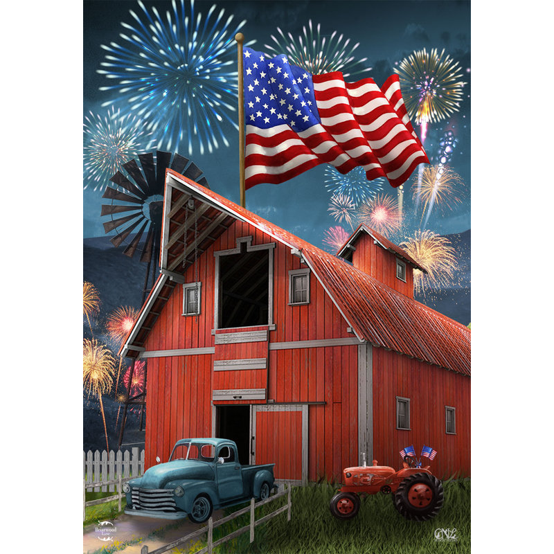 Drapeau de la grange American Celebration