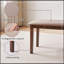 Structure en bois Stephaine avec coussin doux et respirant