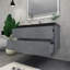 Ensemble de meuble-lavabo simple mural 42 po Castin-1953603074
