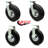4 Piece Pneumatic Caster Set