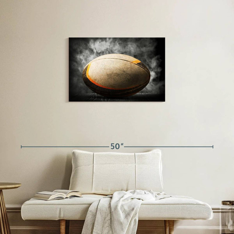Rugby ball pop Sireci, H 20 po x l 30 po