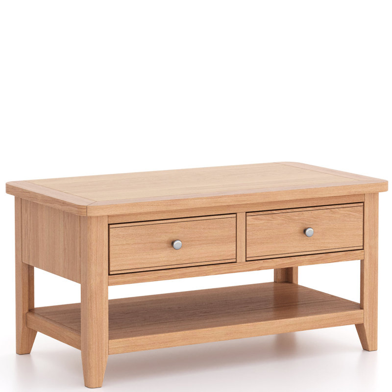 Emiline Four Leg Coffee Table with Storage