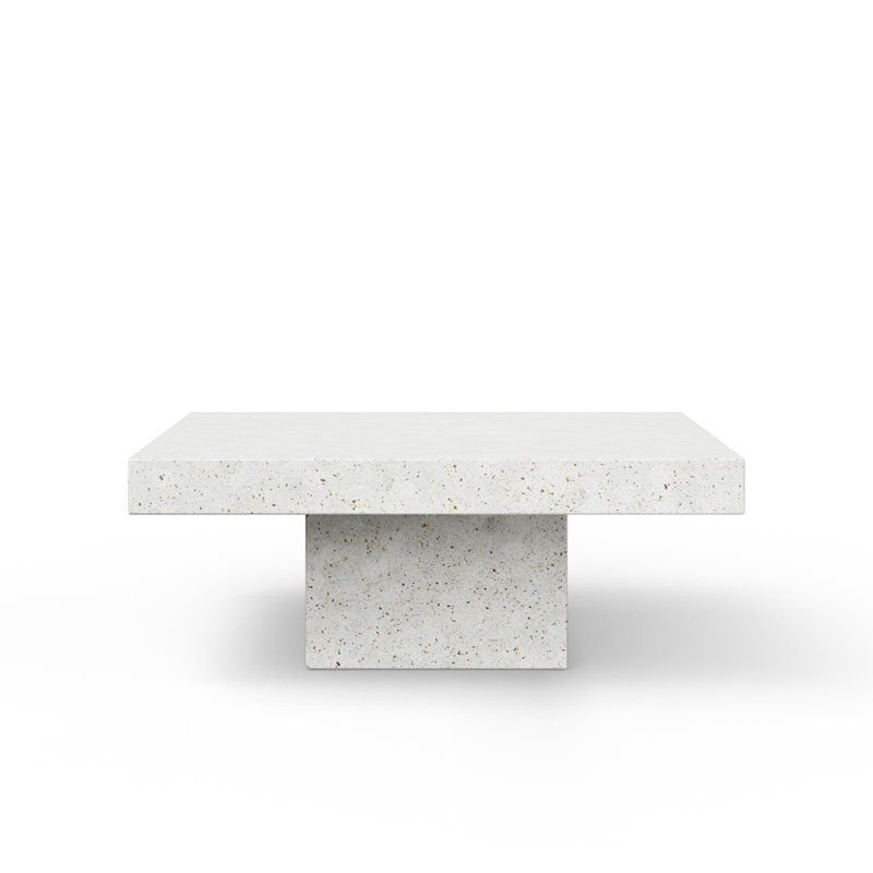 Mixx Una Coffee Table, Ivory Terrazzo