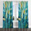 Rideau occultant avec œillets Efharis - plantes tropicales bleues et blanches Mirage I-629166154-629870451