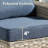 Tommy Wicker 9-person Modular Outdoor Sectional Seating Group With Swivel Chairs And Cushions, Patio Conversation Set With Fire Pit Table-894509968