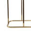 Sagebrook Home 24X15" Agate Top C-Table, White/Gold-1821522421