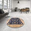 Tapis oriental beige / bleu foncé Othinkar-1226803617