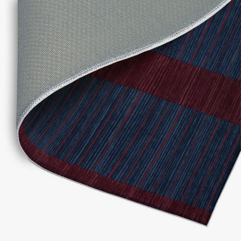 Tapis intérieur / extérieur gris HorizontalStripes, Rectangulaire 2 pi x 3 pi