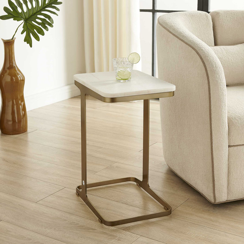 Table d'appoint en marbre Uttermost Tylan