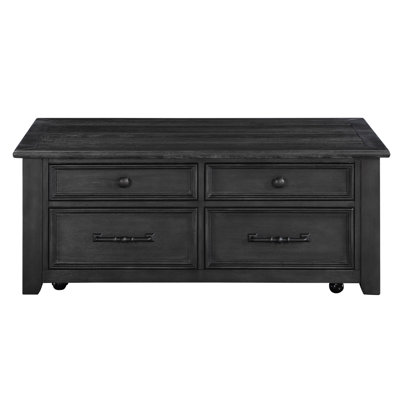 Lift Top Coffee Table With 2-Drawers