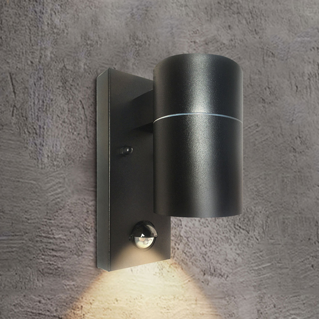 Outdoor GU10 Wall Light with PIR Motion Sensor