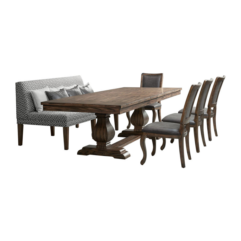  Vintondale Dining Set, 6 Pieces: Table, Bench, 4 Chairs