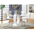Balwinder 4 - Person Pedestal Dining Set