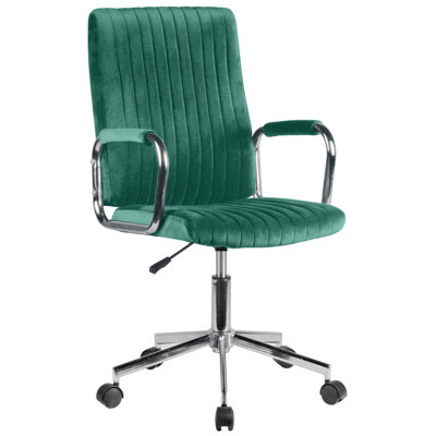 Alayshia Velvet Office Chair