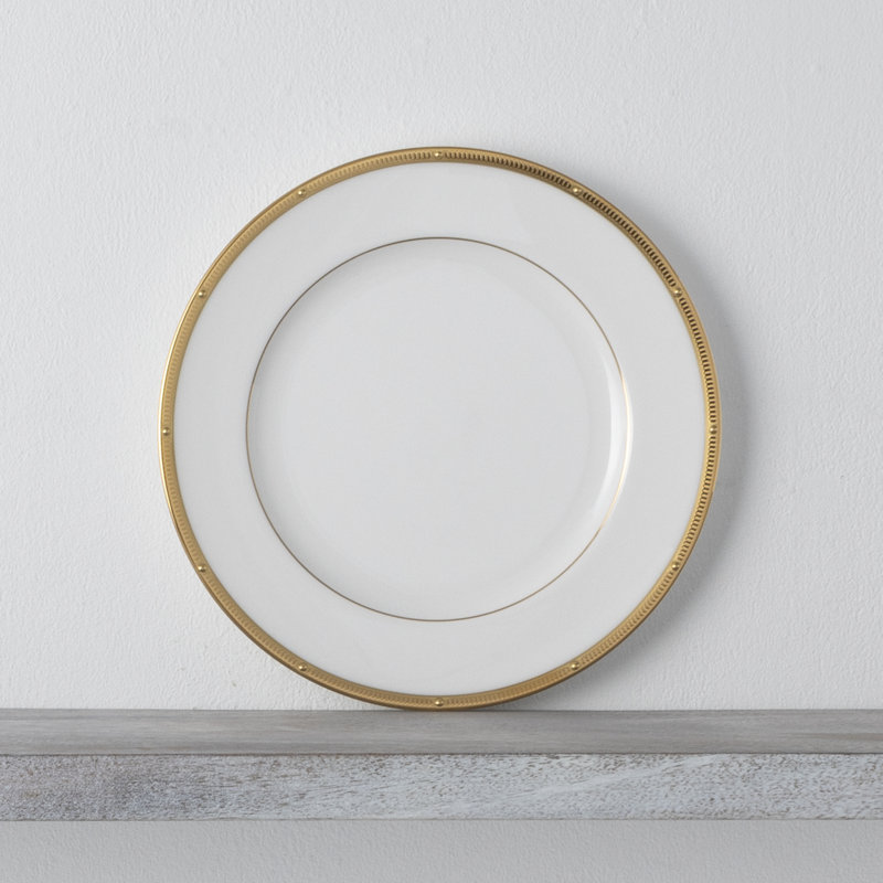 Soucoupes Noritake Rochelle, 6 po, Or