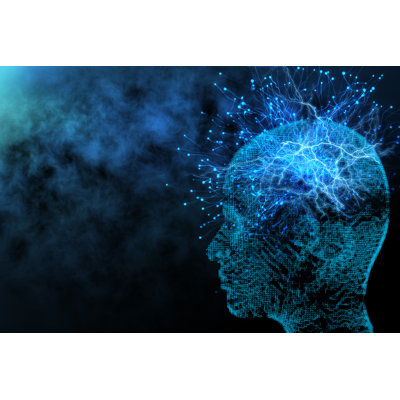 Artificial Intelligence And Network Concept by Peshkova - Wrapped Canvas Print