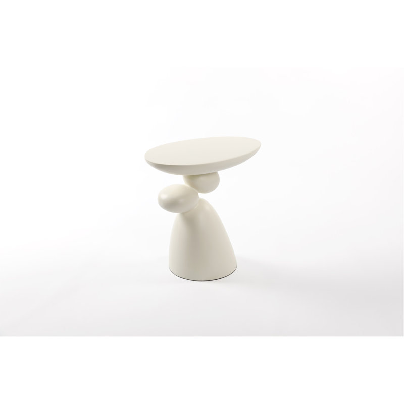 Table basse polyvalente ronde avec tablettes de rangement pratiques pour divers espaces