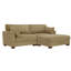 3 Seater Corduroy Corner Sofa -270401175