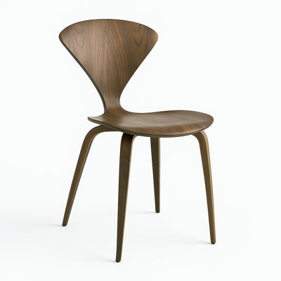 18'' H Walnut Side Chair