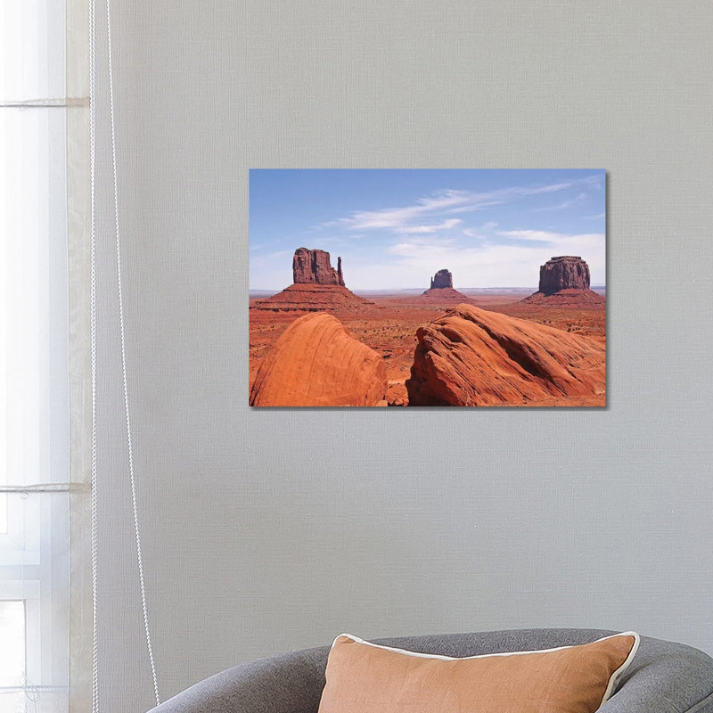 Monument Valley by Brian Wolf - Wrapped Canvas Print, 66.04 cm H x 45.72 cm W x 1.91 cm D