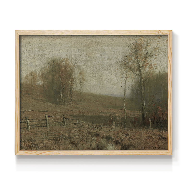Paysages rétro-DCXIX - impression encadrée - reconstituable, Naturel, H 16 po x l 20 po