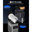 Machine à boisson glacée commerciale 15L, machine à boissons glacée à double mode avec contrôle de la température, compresseur 450W, machine à barbe à glace en acier inoxydable