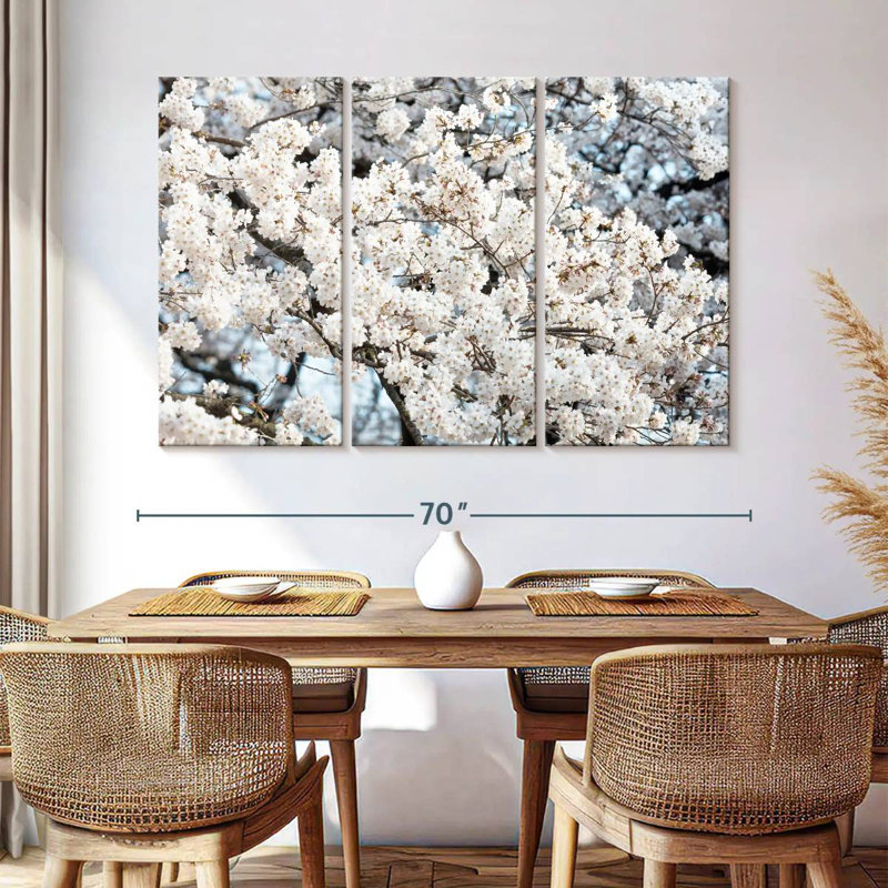 Harnek Sakura Cherry Blossoms II, 42" H x 65" W