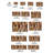 Contemporary Geometric Pattern Non-Woven Thin Type Printed Rug Ideal for Modern Home Decor and Office Spaces-126123480