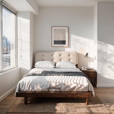 Double (4'6) Solid Wood Bed