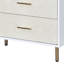 Commode blanche, champagne et or-1193926767