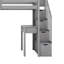 Lit mezzanine simple avec tiroirs de rangement Hartwiga-1878701562