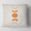 Carré, minimaliste Phases de la lune - Coussin décoratif imprimé moderne-60158198