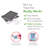 Tovolo Mini Ice Tray - Twist & Release with Storage Bin and Ice Scoop