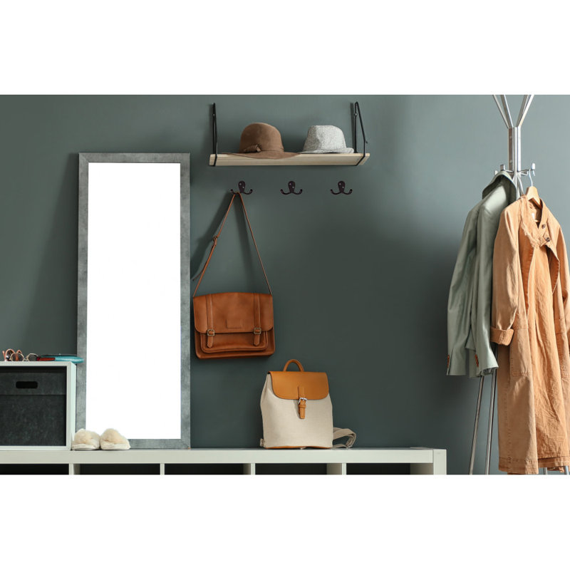 Wall Mounted Towel Hook, Matte Black