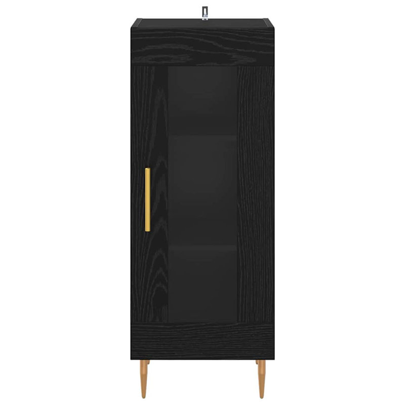 34.5cm Sideboard, Black Oak