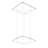 3/4" Rods Clear Riser Acrylic Transparent Plexiglass Pedestal Table Display Podium-1252628597