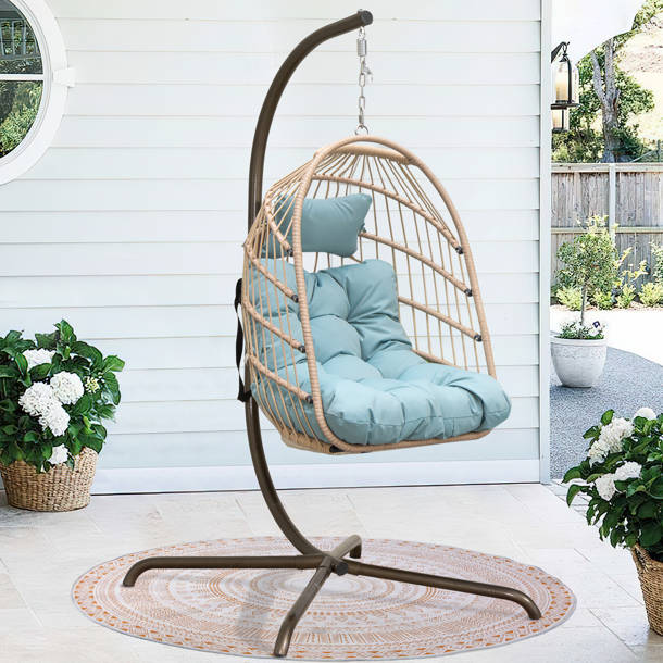 Darby Home Co Abdullah Powder Coated Steel Outdoor Rocker Chair ...