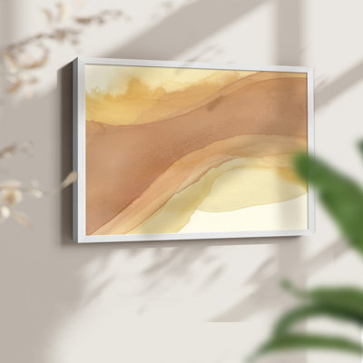 Coucher de soleil couchant II - reproduction encadrée - réversible